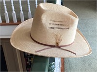 Miller Bros straw hat 7-3/8