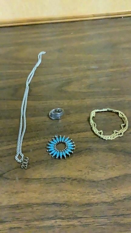 Necklace, Bracelet, Ring & necklace