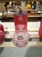 2 Metal Gas Cans