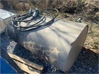 300 Gallon Steel Fuel Tank & 12Volt Pump