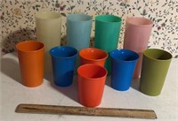TUPPERWARE TUMBLERS-ASSORTED/FROM OVER THE YEARS