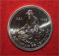 1992 American Silver Prospector Round-Engelhard