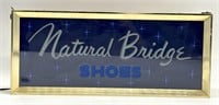 Vintage Natural Bridge Shoes Lighted Sign 20” x