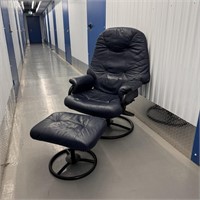 Recliner Leather Chair with footrest