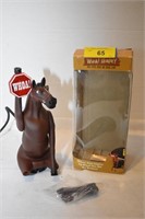 Whoa Horsey Ball Hitch Cover & Brake Light NIB