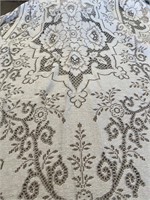 8 foot vintage tablecloth