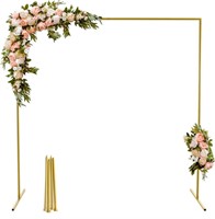 $48 Arch Square 6.56FT x 6.56FT Metal Backdrop