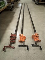 (3) 10' Pipe Clamps