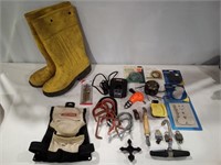 Misc Tools/Hardware & Sz.14 Rubber Boots