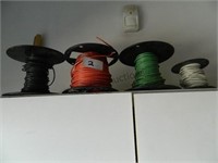 4 spools of wire