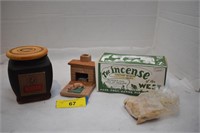 Incense of the West Burner & Incense. New & Spiced