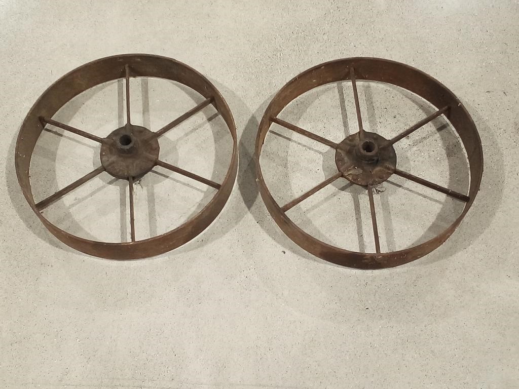 (2) 14" Steel Wheels