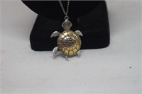 Articulated Turtle Necklace