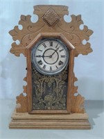 Parlor Mantle Clock, Oak Case