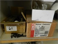 Asst. boxes of fasteners