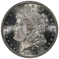 US Morgan dollar, 1880-S, PCGS MS67+ w/CAC