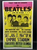 The Beatles Cardstock Poster 14” x 22” 
(Appears