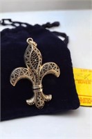 Thomas Sabo Sterling Fleur de Lis Pendant - .64