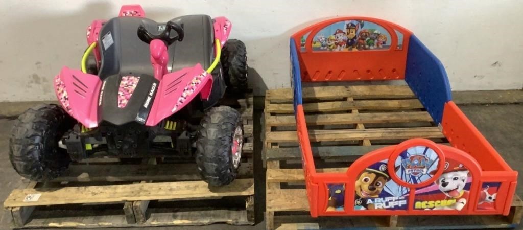 Ride-On-Toy & Toddler Bed