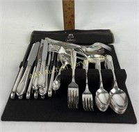 Stainless flatware in bag good condition