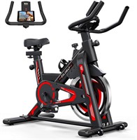 Exercise Bike - Indoor Cycling  2 blackred