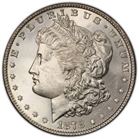 US Morgan dollar, 1878 8TF, PCGS MS64