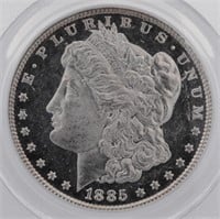 US Morgan dollar, 1885, PCGS MS64DMPL w/CAC