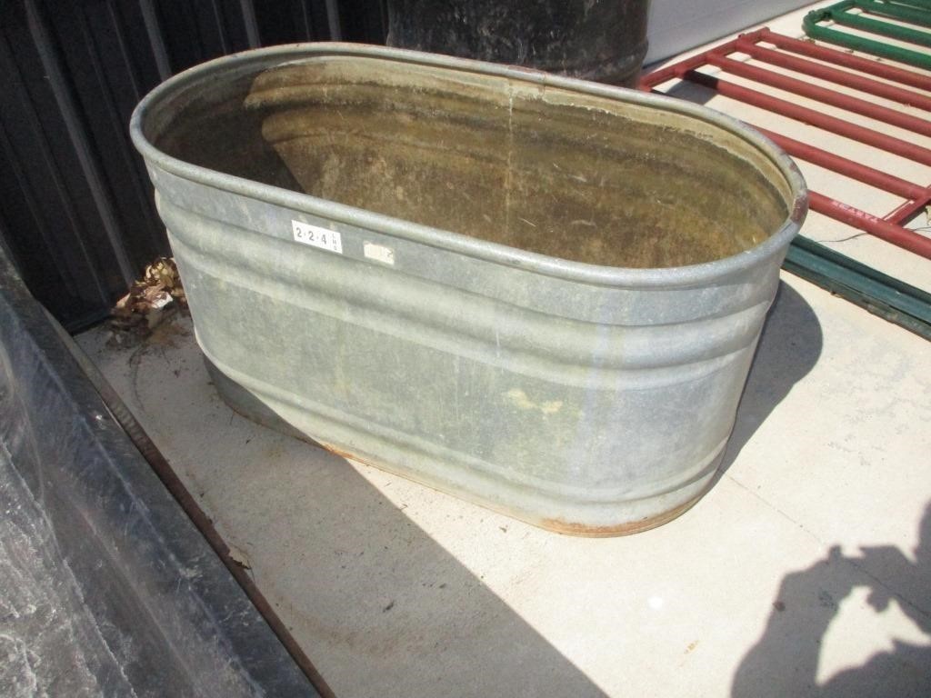 Large Galvanized Water Trough