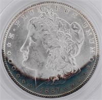 US Morgan dollar, 1887, PCGS MS65 w/CAC