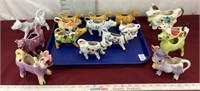 Lot Of Assorted Cow Creamers
