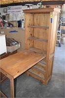 Pantry with Fold Down Prep Table