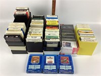 8 track tapes including polka party, Charley