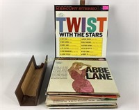Vinyl records 33 rpm twist with the stars, Patti