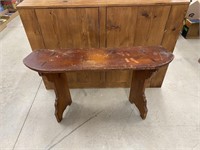 Vintage Pine Country Bench