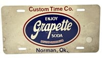 Vintage Grapette Soda Norman, OK License Plate
