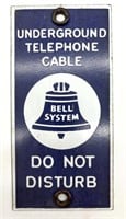 Porcelain ‘Bell System Underground Telephone