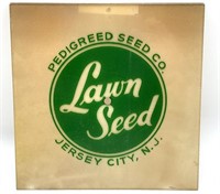 Lawn Seed Pedigreed Seed Co. Plastic Clock Face
