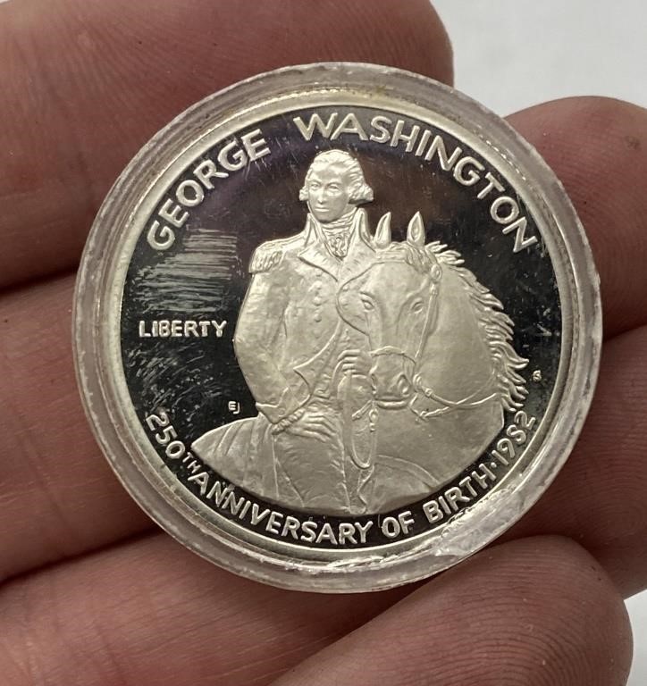 1982 George Washington Proof Silver Half Dollar