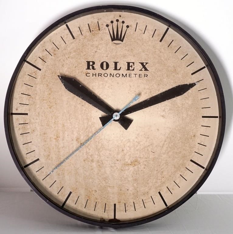 Rolex "Chronometer" wall clock, circa 1960s