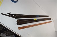 Two Antique Shotgun Double Barrels