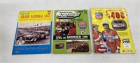 Group of Vintage NASCAR Racing Programs