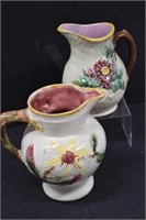 Two Vintage Ceramic Pitchers - Great Britain