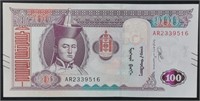 2020 Mongolia 100 TOGROG banknote UNC.