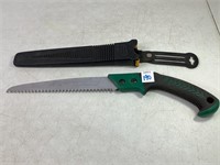 Serrated Knife and Sheath