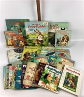 Children’s books vintage Lassie, Peter rabbit,