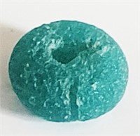 Roman 1st-3rd AD Ancient glass bead blue