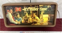 Vintage Miller Beer Lighted Advertising Sign