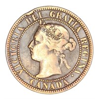 VG 1896 Canada Large Cent Coin