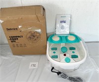 Belmint Compact Foot Spa with 2 Loofah Disks