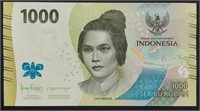 2022 Indonesia 1000 RUPIAH bill UNC.